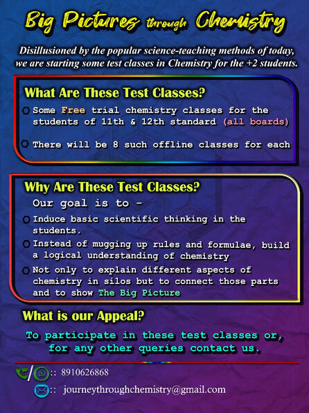 Big Pictures through CHEMISTRY